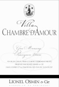 Lionel Osmin & Cie Villa Chambre d'Amour Blanc 2012 Front Label