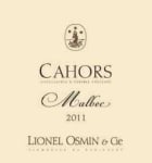 Lionel Osmin & Cie Cahors Malbec 2011 Front Label