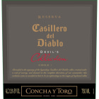 Casillero del Diablo Devil's Collection Red 2016 Front Label