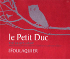 Mas Foulaquier Pic Saint-Loup Le Petit Duc 2010 Front Label