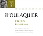 Mas Foulaquier Pic Saint-Loup L'Orphee 2012 Front Label
