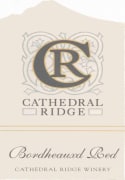 Cathedral Ridge Winery Bordheauxd Red 2010 Front Label