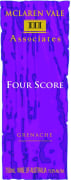 McLaren Vale III Associates Four Score Grenache 2013 Front Label