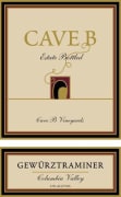Cave B Estate Winery Columbia Valley Gewurztraminer 2009 Front Label