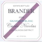 Brander Cuvee Nicolas 2016 Front Label