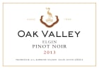 Oak Valley Estates Pinot Noir 2013 Front Label