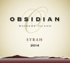 Obsidian Vineyard Syrah 2014 Front Label