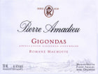 Pierre Amadieu Gigondas Romane Machotte 2012 Front Label