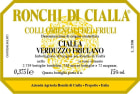 Ronchi di Cialla Colli Orientali del Friuli Cialla Verduzzo 2008 Front Label