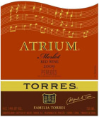 Familia Torres Atrium 2009 Front Label