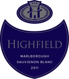 Highfield Sauvignon Blanc 2011 Front Label