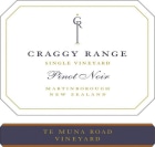 Craggy Range Winery Te Muna Road Vineyard Pinot Noir 2012 Front Label