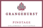 Grangehurst Stellenbosch Pinotage 2002 Front Label