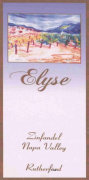 Elyse Morisoli Vineyard Zinfandel 2000 Front Label