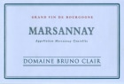Bruno Clair Marsannay Blanc 2014 Front Label
