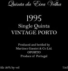 Martinez Quinta da Eira Velha 1995 Front Label