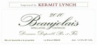 Domaine Dupeuble Beaujolais 2010 Front Label