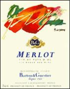 Barton & Guestier Merlot 1999 Front Label