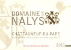 Domaine de Nalys Chateauneuf-de-Pape Rouge 2011 Front Label