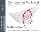 Domaine de Poulvalrel Costieres de Nimes Rouge 2014 Front Label