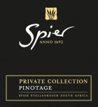 Spier Private Collection Pinotage 2011 Front Label