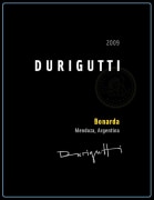 Durigutti Bonarda 2009 Front Label