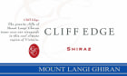 Mount Langi Ghiran Cliff Edge Shiraz 2011 Front Label