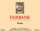 Sutton Grange Winery Fairbank Rouge 2012 Front Label