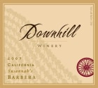 Downhill Winery Susannah's Barbera 2007 Front Label