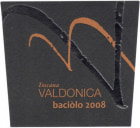 Valdonica Winery & Vineyard Residence Toscana Baciolo 2008 Front Label