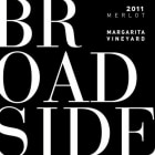 Broadside Margarita Vineyard Merlot 2011 Front Label