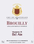 Vignerons de Bel-Air Brouilly 2013 Front Label