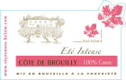 Vignerons de Bel-Air Brouilly Ete Indien 2013 Front Label