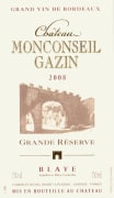 Chateau Monconseil Gazin Grande Reserve 2008 Front Label