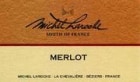 Domaine Laroche La Chevaliere Merlot 2000 Front Label