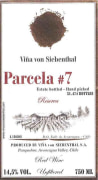 Vina von Siebenthal Parcela 7 Reserva 2010 Front Label