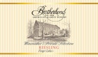 Brotherhood Winemaker's Private Selection Riesling 2014 Front Label