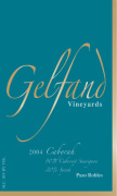 Gelfand Vineyards Carah 2004 Front Label