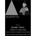 Marietta Cellars Game Trail Cabernet Sauvignon 2015 Front Label