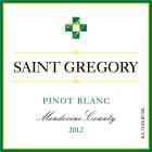 Graziano Saint Gregory Pinot Blanc 2012 Front Label