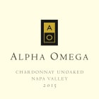Alpha Omega Unoaked Chardonnay 2015 Front Label