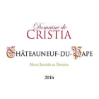 Domaine de Cristia Chateauneuf-du-Pape 2016 Front Label