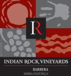 Indian Rock Vineyards Barbera 2011 Front Label