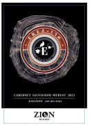 Zion Winery Erez Cabernet Sauvignon Merlot 2013 Front Label