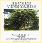 Becker Vineyards Claret Les Trois Dames 2008 Front Label