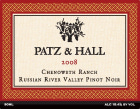 Patz & Hall Chenoweth Ranch Pinot Noir 2008 Front Label