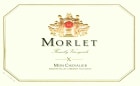 Morlet Mon Chevalier Cabernet Sauvignon 2011 Front Label
