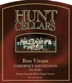 Hunt Cellars Bon Vivant Cabernet Sauvignon 2009 Front Label