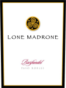 Lone Madrone Barfandel 2012 Front Label