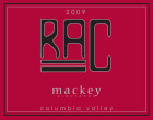 Mackey Vineyards RAC Red 2009 Front Label